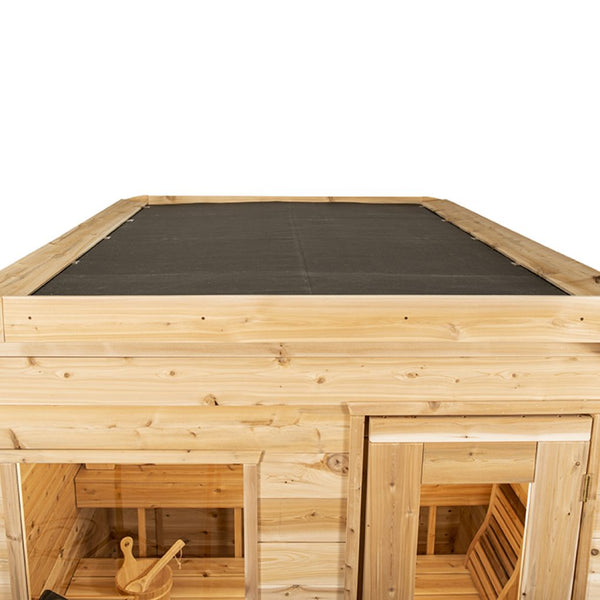 Luna Sauna White Cedar - L 200 cm x W 200 cm