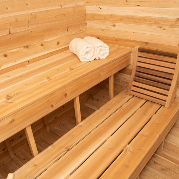 Luna Sauna White Cedar - L 200 cm x W 200 cm