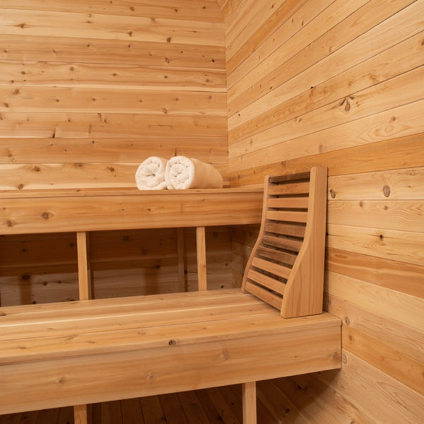 Luna Sauna White Cedar - L 200 cm x W 200 cm