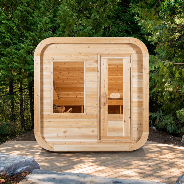 Luna Sauna White Cedar - L 200 cm x W 200 cm