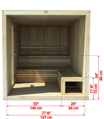 Pure Cube Neptune Sauna