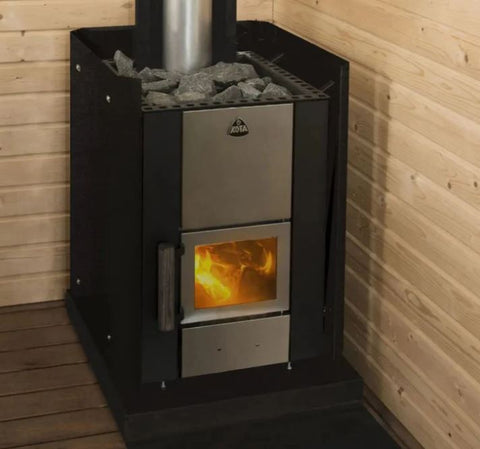 Kota Kuru 14 Wood-Burning Sauna Stove - Bundle for Barrel