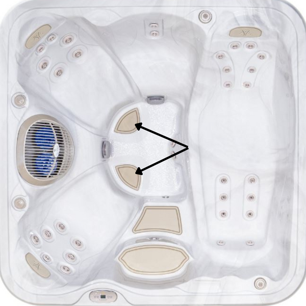Soft Stride Footwell Mat for Hydropool Serenity 4500 / 6600 / 5900 / 6800