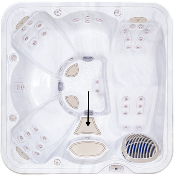 Soft Stride Bottom Step Mat Hydropool 5900 / 6800 Hot Tubs