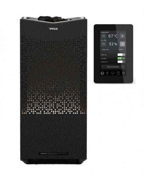 Tylo Crown Elite 10 Sauna Heater Black with Elite Control Panel