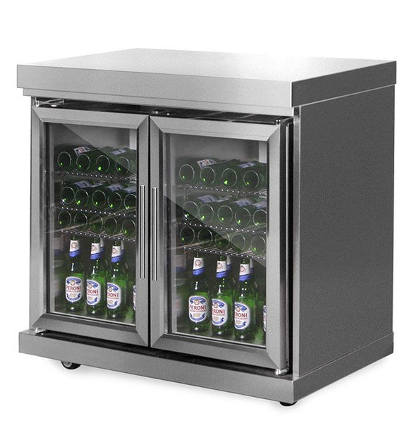 Module fridge with double doors