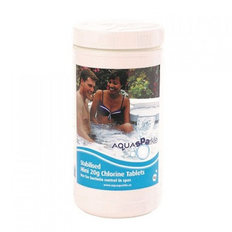Aquasparkle Spa Stabilised 20g Chlorine Tablets (1kg)
